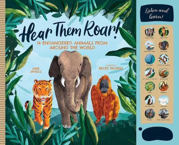 Cover image for Hear Them Roar: 14 Endangered Animals from Around the World