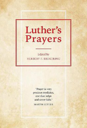 Cover image for Luther's Prayers