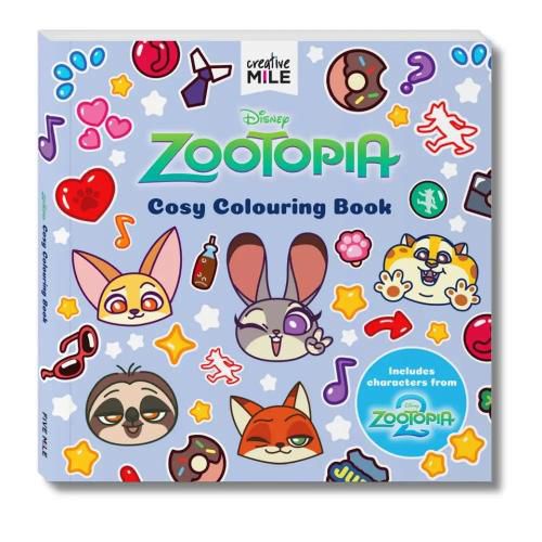 Cover image for Disney Zootopia Cosy Colouring Book