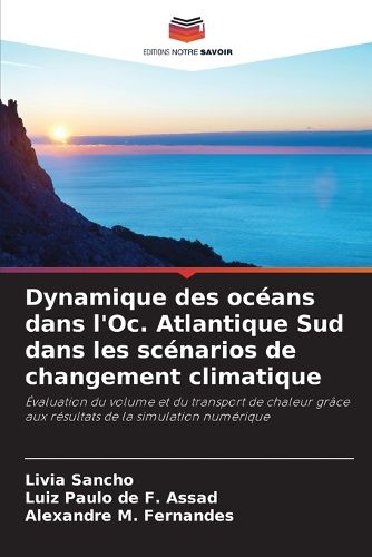 Cover image for Dynamique des oceans dans l'Oc. Atlantique Sud dans les scenarios de changement climatique