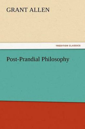 Cover image for Post-Prandial Philosophy