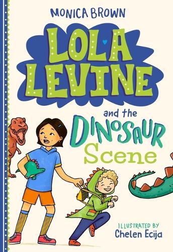 Cover image for Lola Levine and the Dinosaur Scene