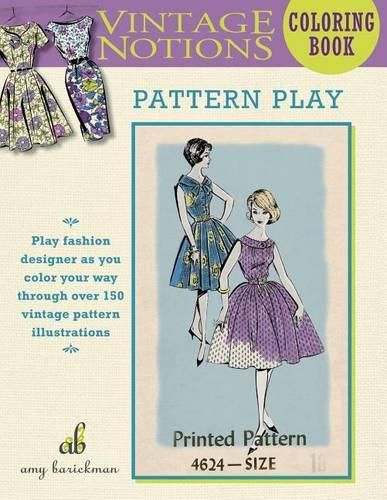 Cover image for Vintage Notions Coloring Book: Pattern Play