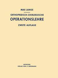 Cover image for Orthopadisch-chirurgische Operationslehre