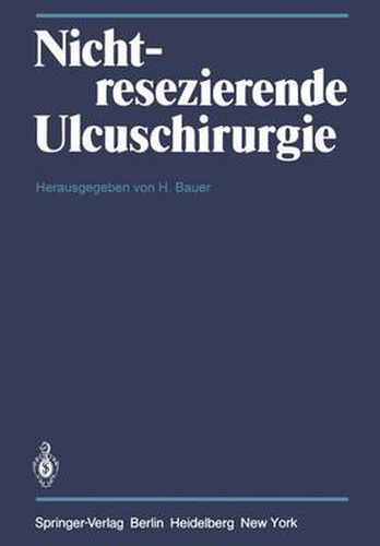 Cover image for Nichtresezierende Ulcuschirurgie