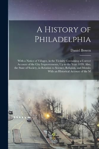 Cover image for A History of Philadelphia