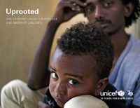 Cover image for Uprooted: the growing crisis for refugee and migrant children