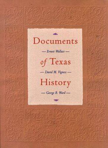 Cover image for Documents of Texas History