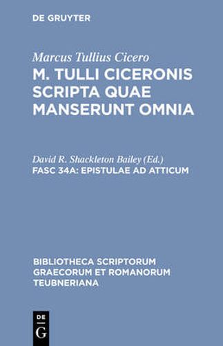 Epistulae AD Atticum, Vol. II CB