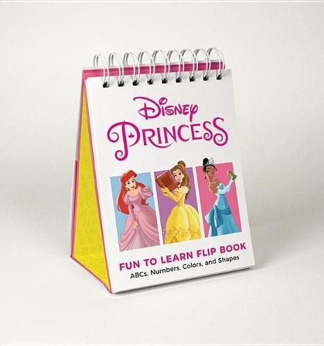 Cover image for Disney Princess Fun to Learn Flip Book: Abcs, Numbers, Colors, and Shapes