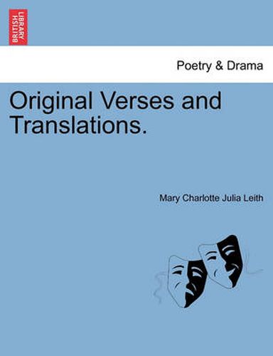 Cover image for Original Verses and Translations.