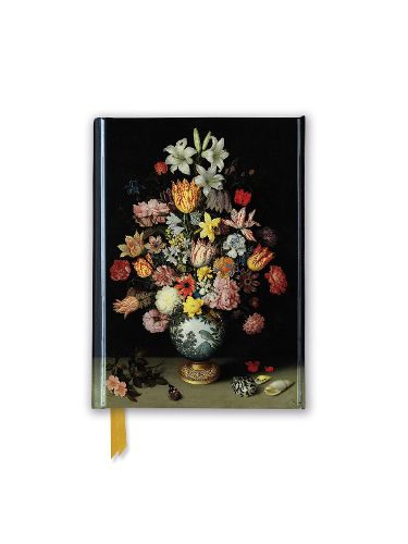 Cover image for Foiled Pocket Journal #101: Bosschaert The Elder, A Still Life With Flowers