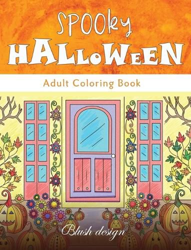 Cover image for Spooky Halloween: Adult Coloring Book