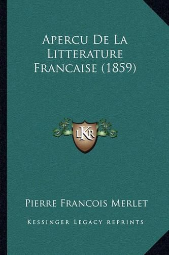 Apercu de La Litterature Francaise (1859)