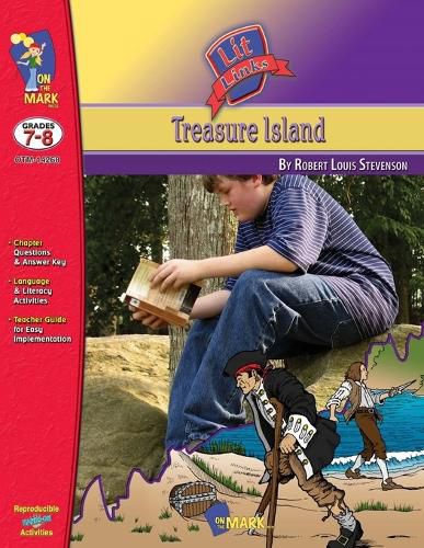 Cover image for Treasure Island, by Robert Louis Stevenson Lit Link Grades 7-8