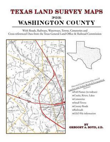 Texas Land Survey Maps for Washington County