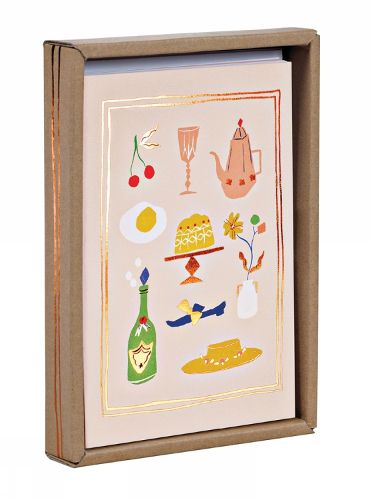 Cover image for Sunday Brunch Luxe Foil Notecard Box