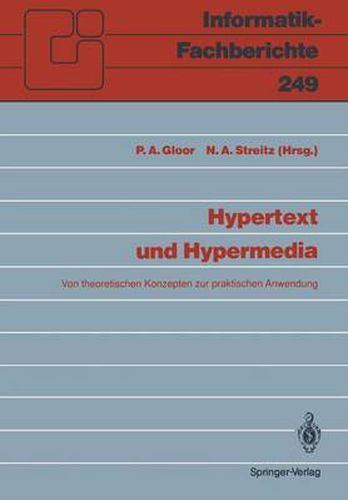 Cover image for Hypertext und Hypermedia