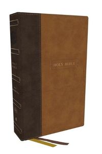 Cover image for KJV, Center-Column Reference Bible with Apocrypha, Leathersoft, Brown, 73,000 Cross-References, Red Letter, Comfort Print: King James Version