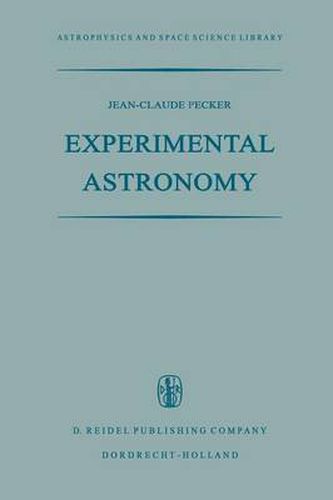 Experimental Astronomy