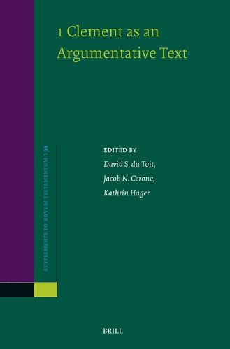 Cover image for 1 Clement as an Argumentative Text