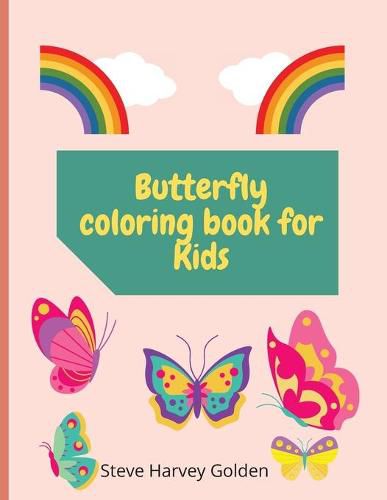 Cover image for Butterfly Coloring book for Kids: Butterfly Coloring Book for Preschoolers Cute Butterfly Coloring Book for Kids