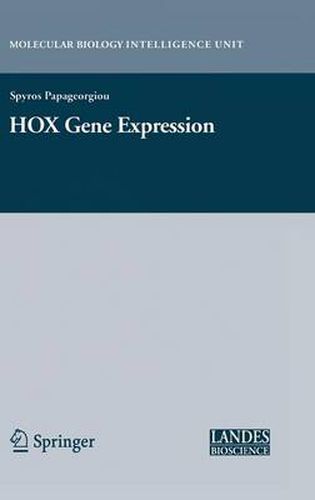Cover image for HOX Gene Expression