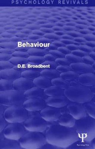 Cover image for Behaviour