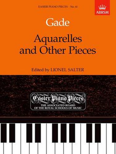 Cover image for Aquarelles and Other Pieces: Easier Piano Pieces 61