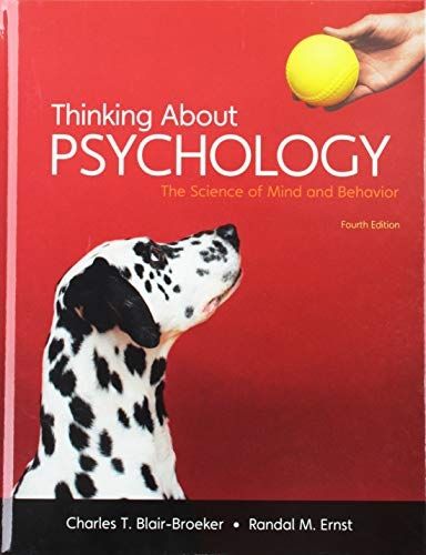Cover image for Thinking About Psychology, High School Version