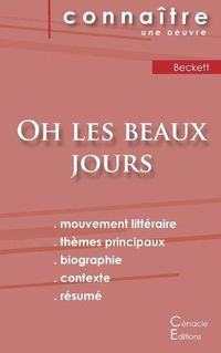 Cover image for Fiche de lecture Oh les beaux jours de Samuel Beckett (Analyse litteraire de reference et resume complet)