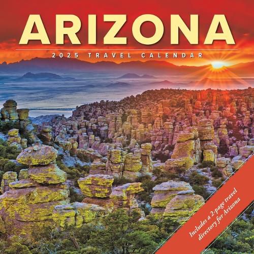 Cover image for Arizona 2026 12 X 12 Wall Calendar