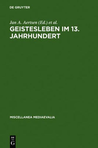 Cover image for Geistesleben im 13. Jahrhundert