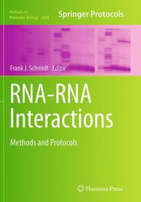 Cover image for RNA-RNA Interactions: Methods and Protocols