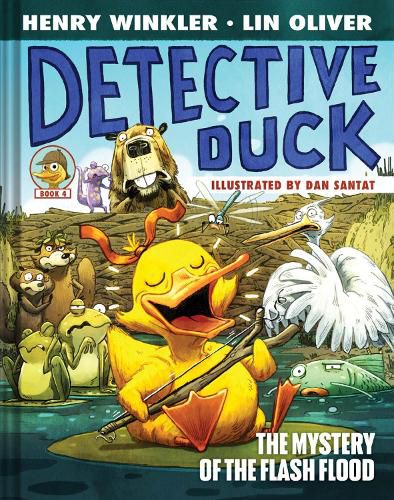 Cover image for Detective Duck: The Mystery of the Flash Flood (Detective Duck #4)