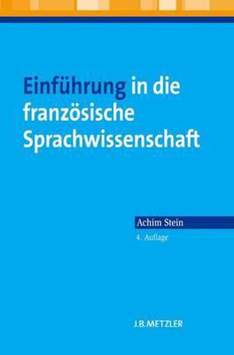 Cover image for Einfuhrung in die franzoesische Sprachwissenschaft