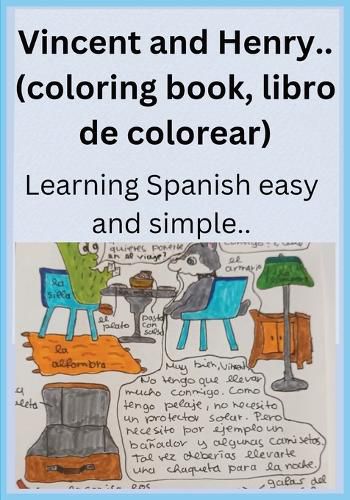 Cover image for Vincent and Henry..(coloring book, libro de colorear)