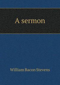 Cover image for A sermon