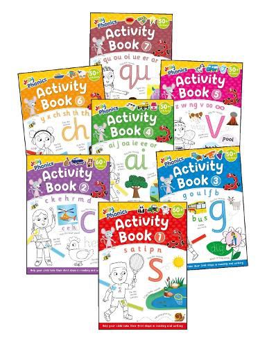 Cover image for Jolly Phonics Activity Books 1-7
