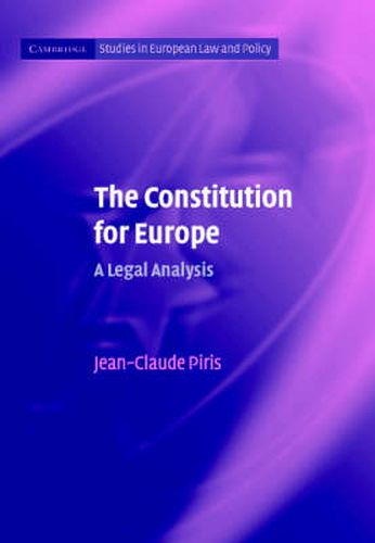 Cover image for The Constitution for Europe: A Legal Analysis