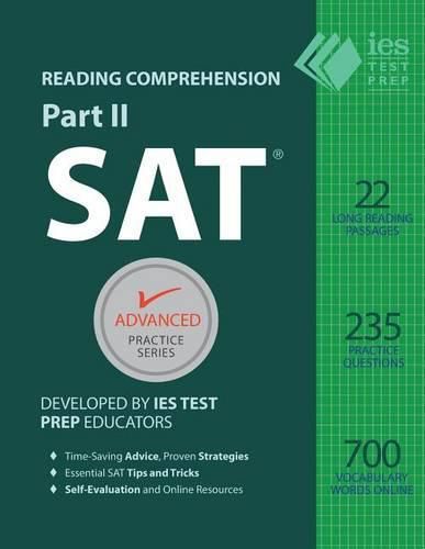 Cover image for SAT Reading Comprehension, Part II: Accelerated Practice