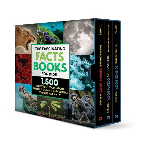 Cover image for The Fascinating Facts Books for Kids Box Set: 1,500 Incredible Facts about Animals, Oceans, and Science for Kids Ages 9-12