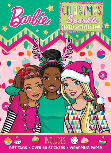 Cover image for Barbie: Christmas Sparkle Sticker Activity Book (Mattel)