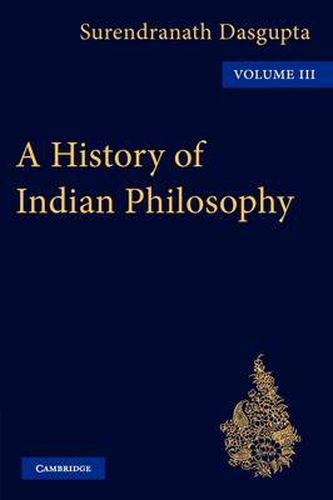 Cover image for A History of Indian Philosophy