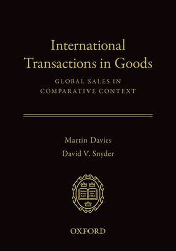 Cover image for International Transactions in Goods: Global Sales in Comparative Context