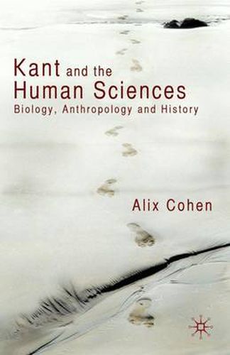 Cover image for Kant and the Human Sciences: Biology, Anthropology and History