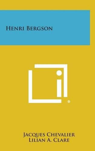 Cover image for Henri Bergson