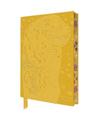 Cover image for Klimt: The Kiss 2025 Artisan Art Vegan Leather Diary Planner - Page to View with Notes