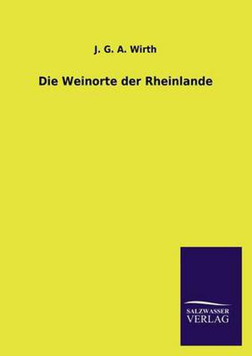 Cover image for Die Weinorte der Rheinlande