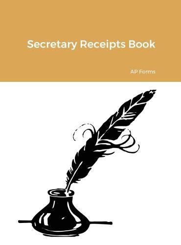 Cover image for Secretary Receipts Book